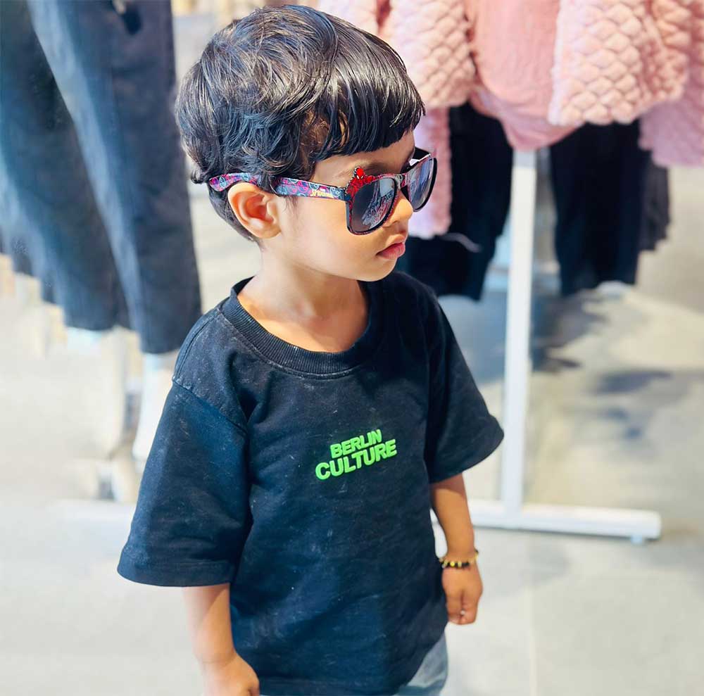Comfort Meets Style: Ayden Vishnu Rocks Berlin Culture’s Unisex T-Shirt for Kids